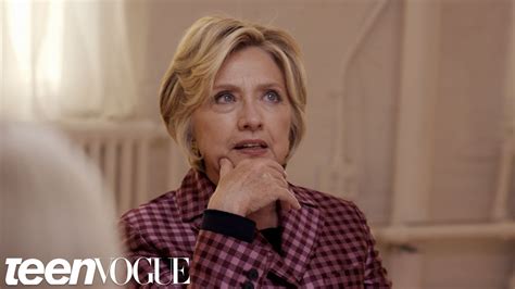 hillary clinton on why she s not running for president again teen vogue youtube