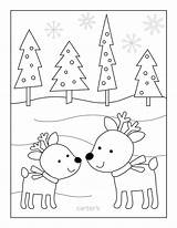 Christmas Reindeer Kidspartyworks sketch template