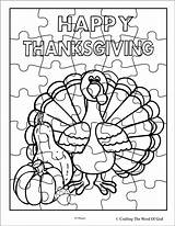 Thanksgiving Coloring Pages Puzzles Crafts Kids God Puzzle Armor Popular Library Craftingthewordofgod sketch template