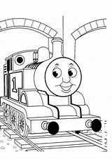 Coloring Pages Train Animated sketch template