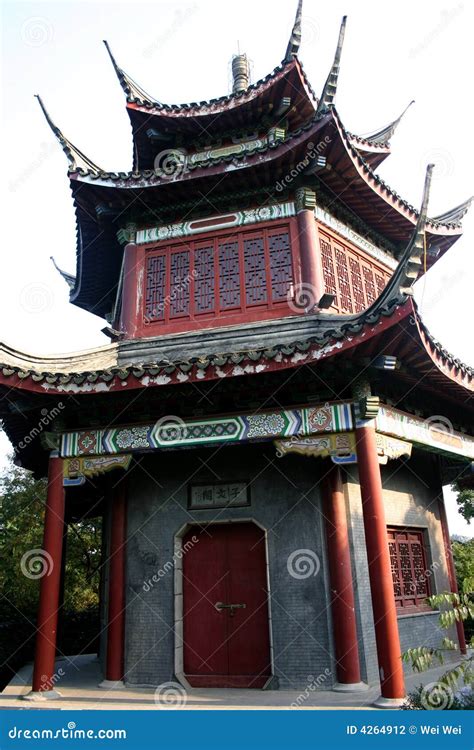 chinese pagoda stock photo image  entrance building