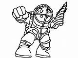 Daddy Big Bioshock Coloring Pages Template sketch template