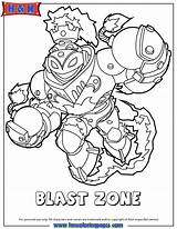 Coloring Skylanders Swap Force Blast Pages Zone Fire Color Printable Print Only Printables Drawings Designlooter Popular Coloringhome sketch template