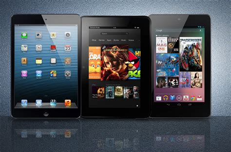 ipad mini  google nexus   amazon kindle fire hd       tablet tips