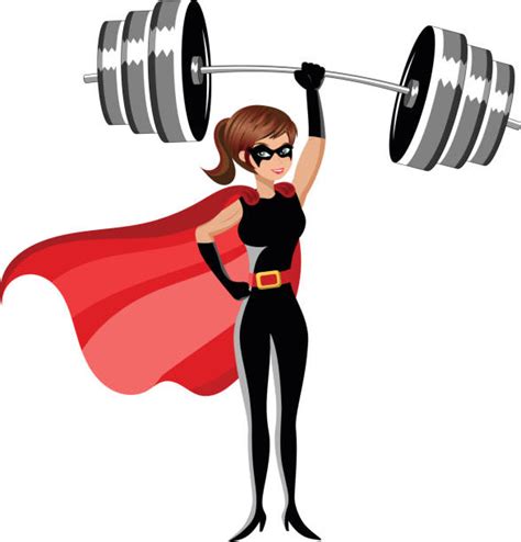 top 60 woman lifting weights clip art vector graphics and