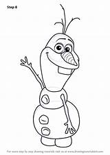 Olaf Frozen Drawing Draw Step Drawings Character Easy Disney Cartoon Tutorial Drawingtutorials101 Characters Snowman Tutorials Sketches Necessary Finishing Touch Complete sketch template