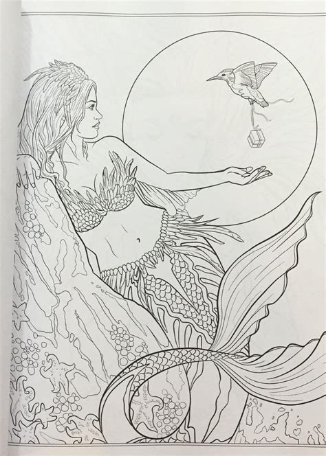 selina fenech coloring book pages mermaids bing coloring books