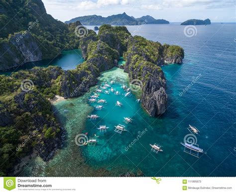 Small Lagoon In El Nido Palawan Philippines Tour A