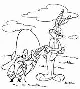 Warner Bugs Bunny sketch template