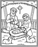 Coloring Jesus Birth Christmas Pages Printable Print Christ Bethlehem Topcoloringpages sketch template