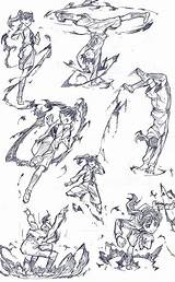 Pose Dessin Croquis Gesture Kicking Refrence Combate Silhouettes Humain Artistiques Humaines Esquisse Gestes Bocetos Mangá Imge сохранить Cornelius sketch template