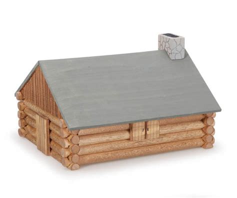 log cabin wood model kit darice