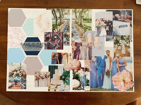 Finished My Wedding Vision Board During A Blizzard Today R