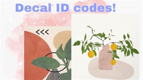 decal id codes youtube