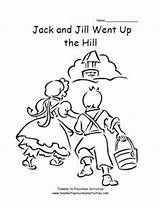 Coloring Pages Kids Jill Jack sketch template
