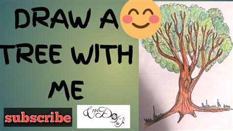 draw  tree easyquick  colorful youtube