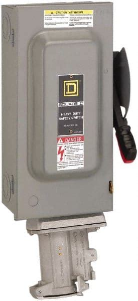 square  safety switch nema   amp vac msc industrial supply