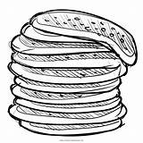 Pancake Pancakes Crepe Stack Drawing Clipart Icon Coloring Getdrawings Meal Breakfast Food Transparent Webstockreview Iconfinder sketch template