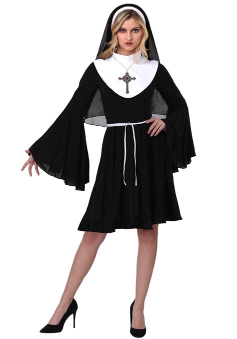 adult women sexy nun costume church female missionary outfit hen party