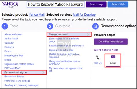 if you want to recover your yahoo password and you have