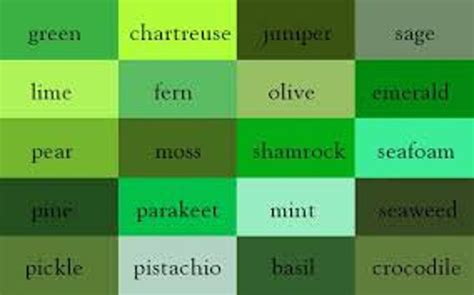 shades  green etsy green colour palette color theory