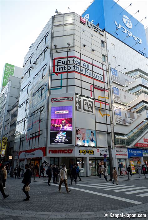 namco akihabara  rst bandai arcade  tokyo