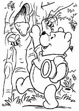 Coloring Pooh Winnie Pages Friends sketch template