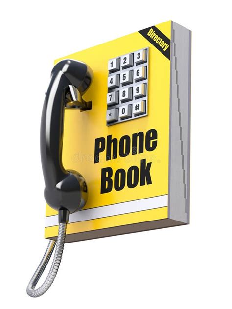 phone book concept stock illustration illustration  communication