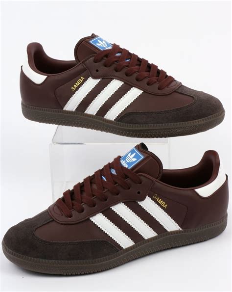 adidas samba trainers mystery brownleathershoesogsuper