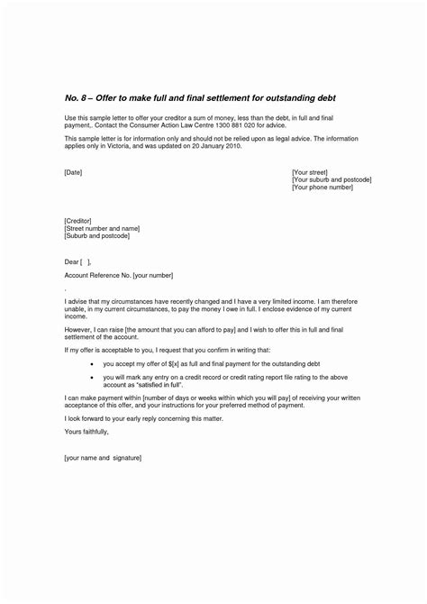 full  final settlement agreement template letter templates letter