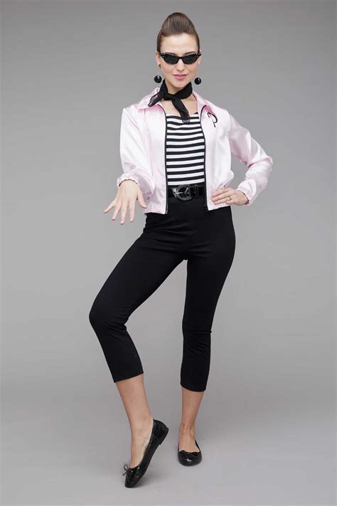 personalized pink ‘50s lady for women grease outfits decades