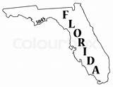 Florida Outline State Date Vector Map Statehood Background Clipart County Clip Isolated Stock Vectors Getdrawings Dreamstime Illustration Preview Illustrations sketch template