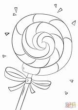 Lollipop Coloring Pages Printable Drawing Lollipops Christmas Kids Candy Template Swirl Sheets Getdrawings Choose Board Categories Templates sketch template