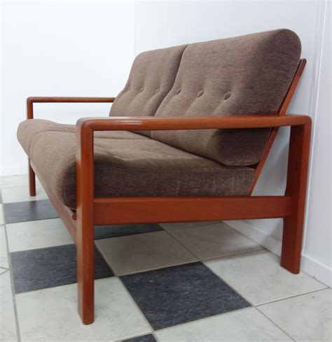 Vintage Danish Teak 2 Seat Sofa 1960s Design Market