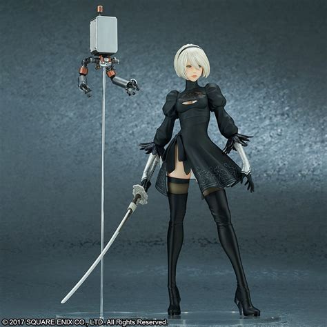 nier automata   collectible pvc figure deluxe  version flare toywiz