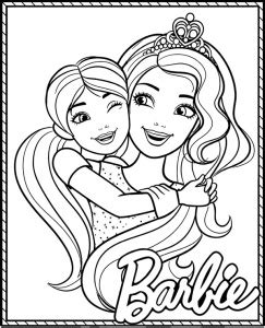 barbie coloring page sheet queen topcoloringpagesnet