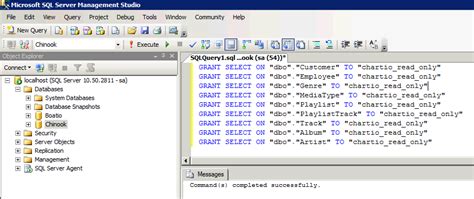 Chartio Faqs Granting Table Level Permissions In Sql Server