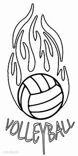 Volleyball Coloring Pages Kids Printable Sheets Print Cool2bkids Sports Color Basketball Template Girls Book Easy Drawing School Choose Board sketch template