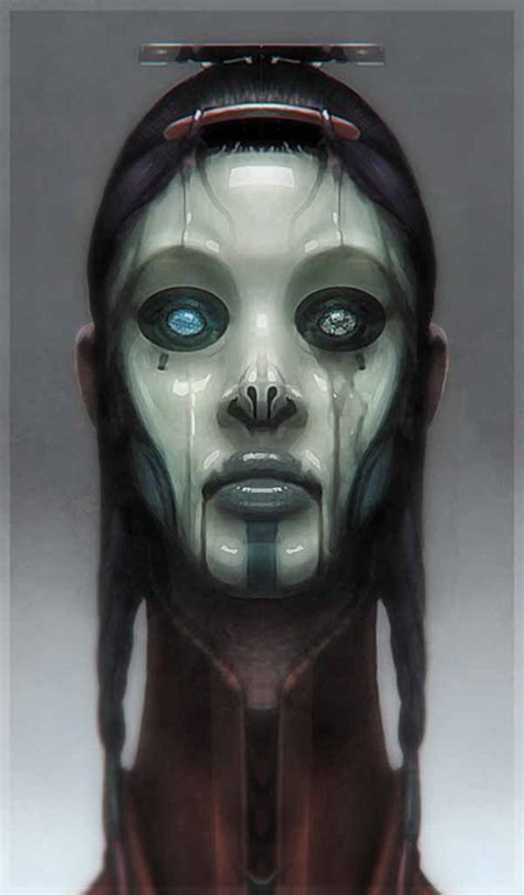 humanoid alien concept art  cool designs  extraterrestrial races