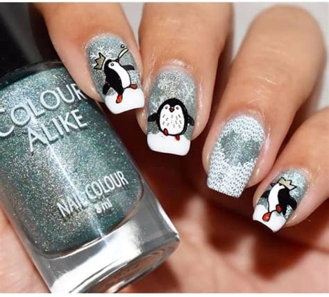 How To Do Penguin Nail Art Draw Cute Penguins On Your Nails And You