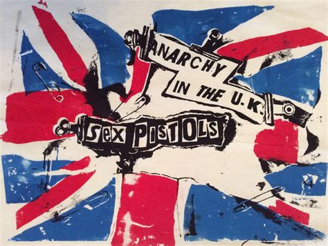 sex pistols anarchy in the uk vintage flag punk wall hanging the pirates
