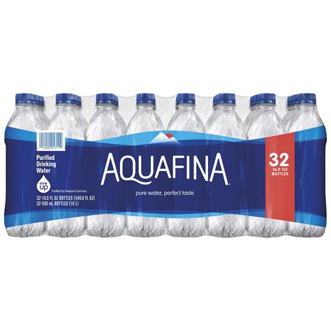 aquafina purified water  fl oz bottles  count walmartcom