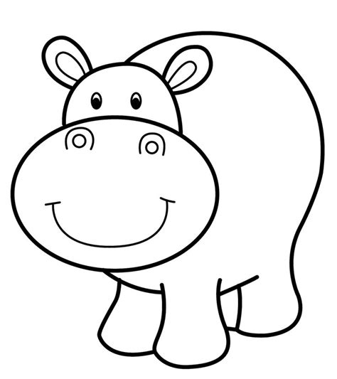 hippo coloring pages harrumg
