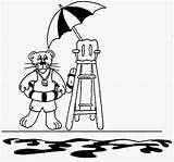 Coloring Pages Lifeguard sketch template