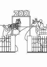 Zoo Sheet sketch template