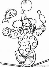 Coloring Clown Pages Killer Clowns Getdrawings sketch template