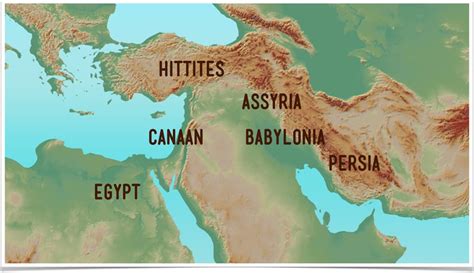 ancient  east map outline