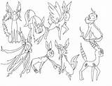 Eeveelutions Coloringhome Educativeprintable sketch template