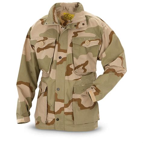 military style  color desert camo shooters jacket  camo