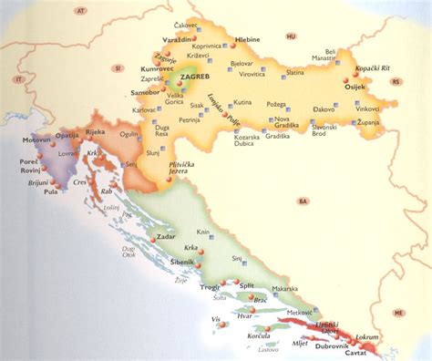 maps  croatia